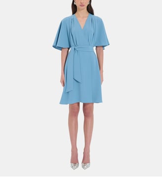 Robe RUSSEL portefeuille courte Uni emeraude - Zapa - Bleu