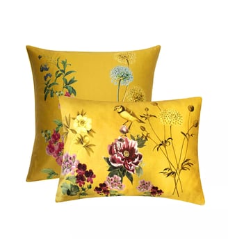 Taie d'oreiller satin de coton - Garnier Thiebaut - Curry