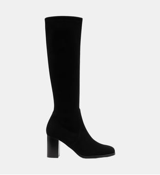 Petrona - Bottes En Cuir Stretch Noir - Parallèle - Noir