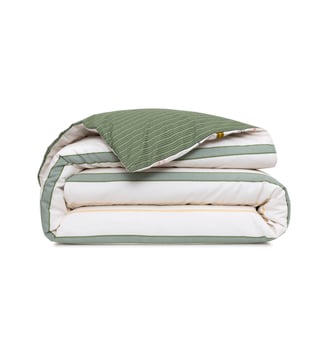 Housse de couette en percale de coton - Desforges - Multicolore