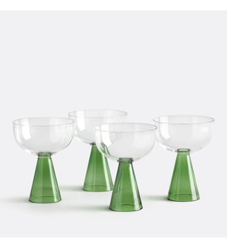 Lot 4 coupes en verre borosilicate - La Redoute Interieurs - Vert