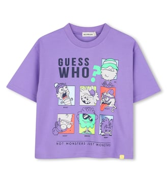 Tee-shirt manches courtes - Billieblush - Violet tulip