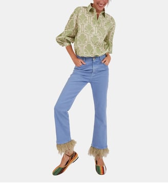 Chemise Poet Shirt Grove Olive - La DoubleJ - Olive