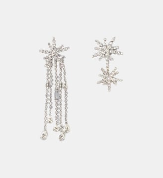 Boucles d'oreilles étoiles avec strass - Maje - Crystal