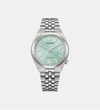 Montre automatique Tsuyosa Bleu clair NK0030-51X - Citizen - Argenté