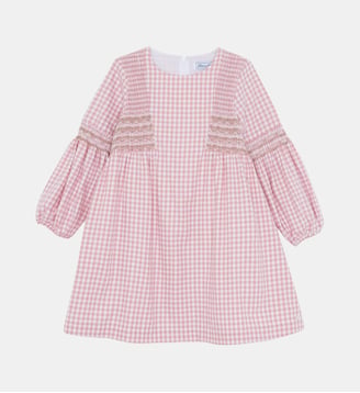 Robe - Blush coton col rond vichy - Tartine Et Chocolat - Rose