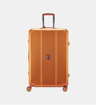 Valise Rigide 4 Doubles Roues 76 cm - Delsey Paris - Orange