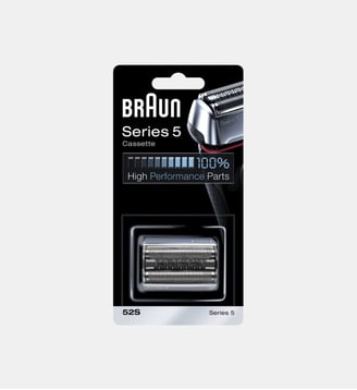Tête de rasoir 52S Série 5 CC (5050CC/5070CC/5080CC - Braun - Noir
