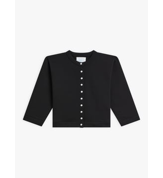cardigan pression - Agnès b. - Noir