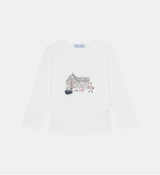 T-shirt - Blush coton col rond - Tartine Et Chocolat - Rose