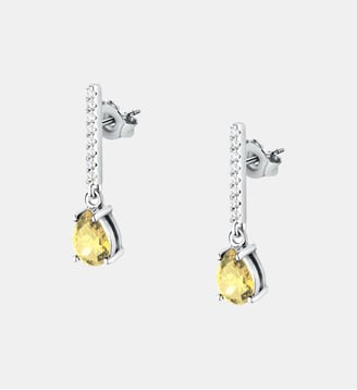 Boucles D'Oreilles en acier, cristaux, TESORI - Morellato - Jaune