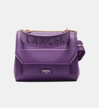 Sac à main Ninon en cuir - Lancel - Violet foncé