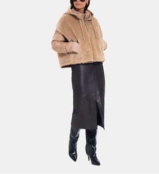 Manteau Marguerite Camel Zapa