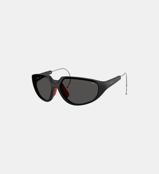 Lunettes de soleil Irrégulier LASZER - Moncler - Noir mat