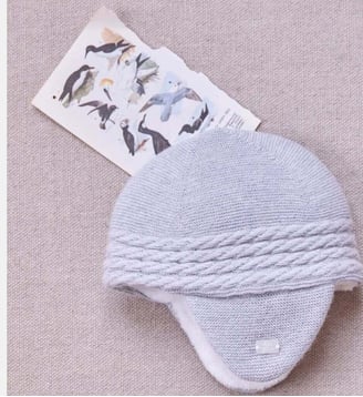 Bonnet -   imitation fourrure - Tartine Et Chocolat - Gris