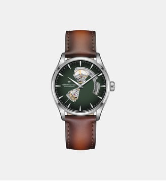 Montre automatique Jazzmaster Vert H32705560 - Hamilton - Argenté
