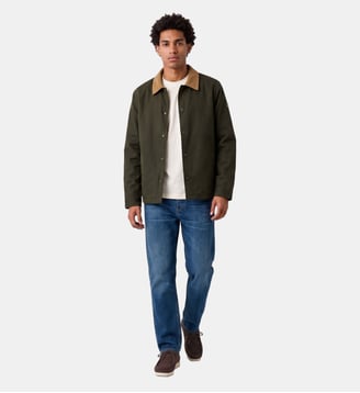 Blouson Dan déperlant col velours - Serge Blanco - Taupe