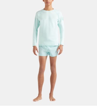 T-shirts anti-UV manches longues uni - Vilebrequin - Bleu clair