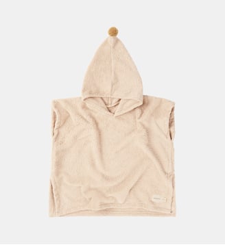 Poncho de bain So Cute 3-5 a - Nobodinoz - Café et crème