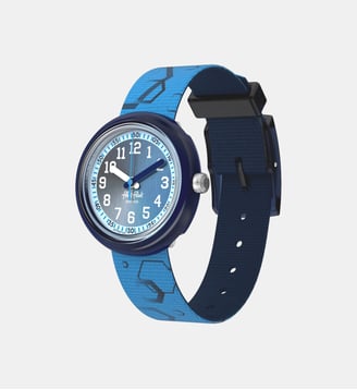 Montre Sigg Bleu foncé, Noir FPNP189 - Flik Flak - Bleu foncé