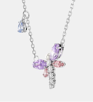 Pendentif Ariana Grande x Swarovski, Libellule, Métal rhodié - Swarovski - Multi colored et rhodium plated