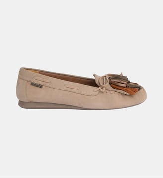 Mocassins en cuir SCARLETT - Les Tropeziennes par M. Belarbi - Sable, kaki et orange