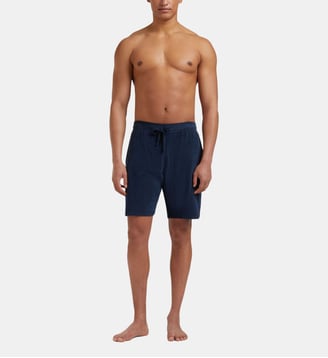 Bermuda short en éponge uni - Vilebrequin - Bleu marine