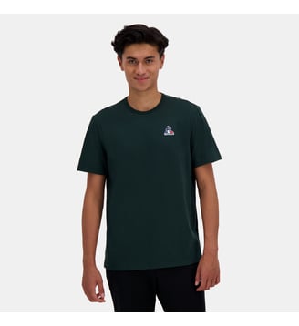 T-shirt droit en coton  - Le Coq Sportif - Vert