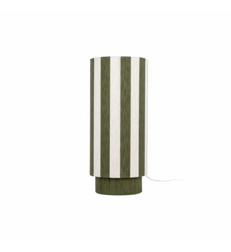 Lampe de Table Vienna Stripes - Vert - 25x25x58cm Leitmotiv