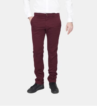 Pantalon CHINO homme BORDEAUX - Atelier Privé - Bordeaux