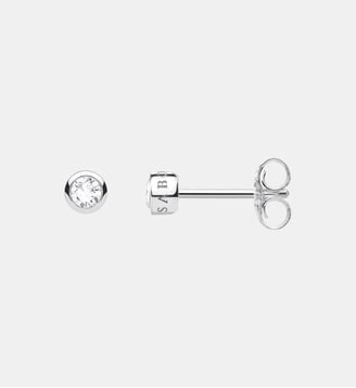 Clous d'oreilles pierre blanche - Thomas Sabo - Argent