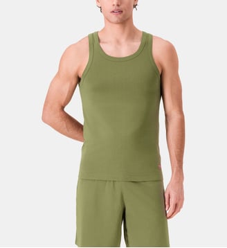 Débardeur en coton - Le Slip Francais - Vert kaki