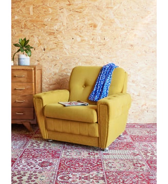 Fauteuil années 70 Jakob N°1259- Produit chiné - Debongout - Vert