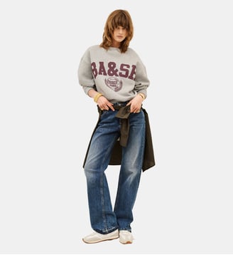 Sweatshirt Fenja - Ba&sh - Gris chine