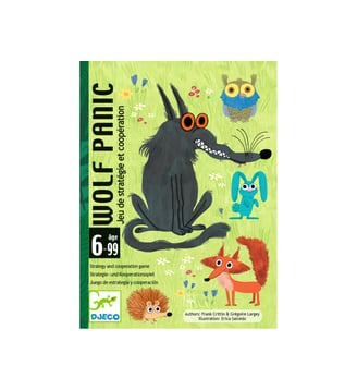 Jeu de cartes WolfPanic - Djeco - Coloris unique