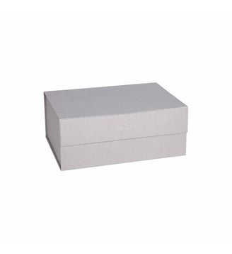 Boîte de rangement en carton à compartiments - OYOY - Gris