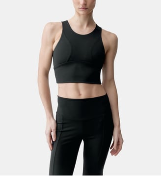 Brassière de Sport Performance Fixation Moyenne ELIN - Born Living Yoga - Noir