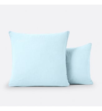 Taie d'oreiller enfant personnalisée - La Redoute Interieurs - Bleu pastel