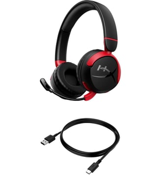 Casque gamer Cloud Mini Wireless Noir - HyperX&nbsp;&nbsp; - Coloris unique