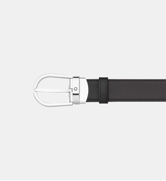 Ceinture Cuir 113834 - Montblanc - Marron et noir