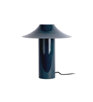 Lampe de Table Catania Trapeze - Bleu - 30x30x32cm Leitmotiv