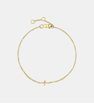 Bracelet en or jaune 9K avec croix - Aristocrazy - Or