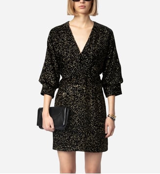 Robe Rosli Velours - Zadig&Voltaire - Noir