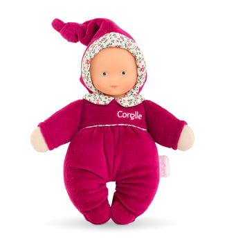 Doudou Babidoux Rose Grenadine - Corolle - Multicolore