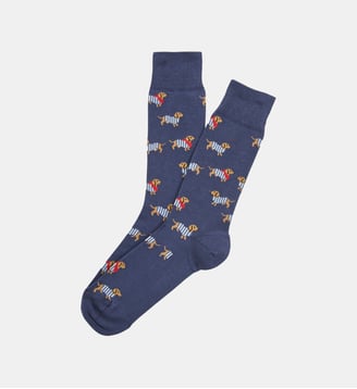 Chaussettes en coton - Tobbie Marine - Arthur - Marine