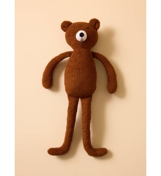 Peluche ours en bouclette - Cyrillus - Marron