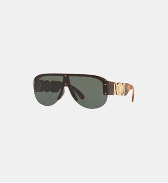 Medusa Biggie Pilot Sunglasses - Versace - Marron moyen