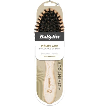 Brosse à cheveux en bois sanglier - Douceur et Brillance - Babyliss - Standard