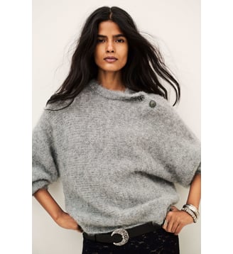 Pull Bermude - Ba&sh - Gris chine