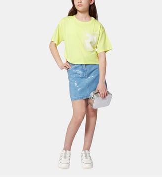 T-shirt ample manches courtes - DKNY - Jaune